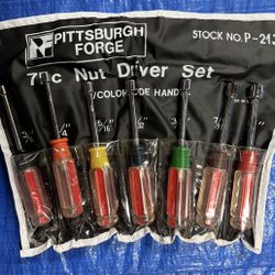 Pittsburgh Forge 7 Pc. Nut Driver Set.