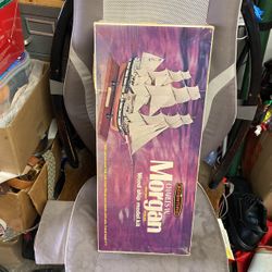 Morgan Wood Ship Model Kit 17 1/2 Inches Long Complete In Box