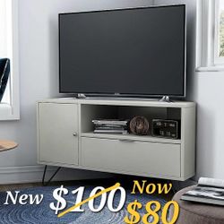 White Corner Tv Stand 