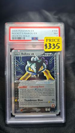 Rocket's Raikou psa 7