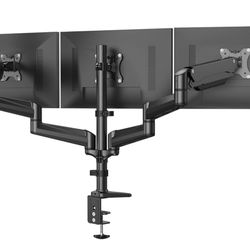 Huanuo Tripper HNTS3B – Triple Gas‑Spring Monitor Desk Mount (17–32″, VESA)