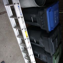 Werner 16-ft (15-ft Reach Height) Aluminum Extension Ladder