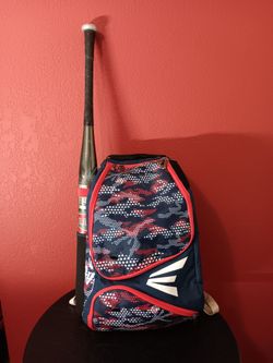 Easton Walk-Off IV Backpack & Easton Reflex Carbon Core SRX100-C Softball Bat