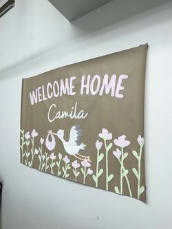 Hand painted banners