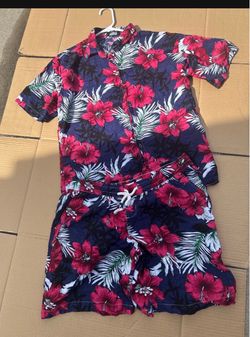 Men’s floral casual short/shirt