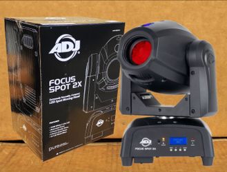 100 Watt Moving Head LED DJ Light Gobo & Spotlight ADJ Focus Spot 2X 🚨 Payment Options Available 🚨 No Credit Needed 🚨