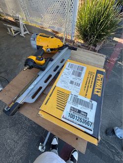Dewalt Framing nailer and nails