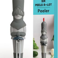 Brandnew  Sir Peels A-Lot Medieval Knight Vegetable Peeler - Swivel Vegetable Peelers for Kitchen, Cute Kitchen Gadgets, Kitchen Gifts, Potato, Veggie