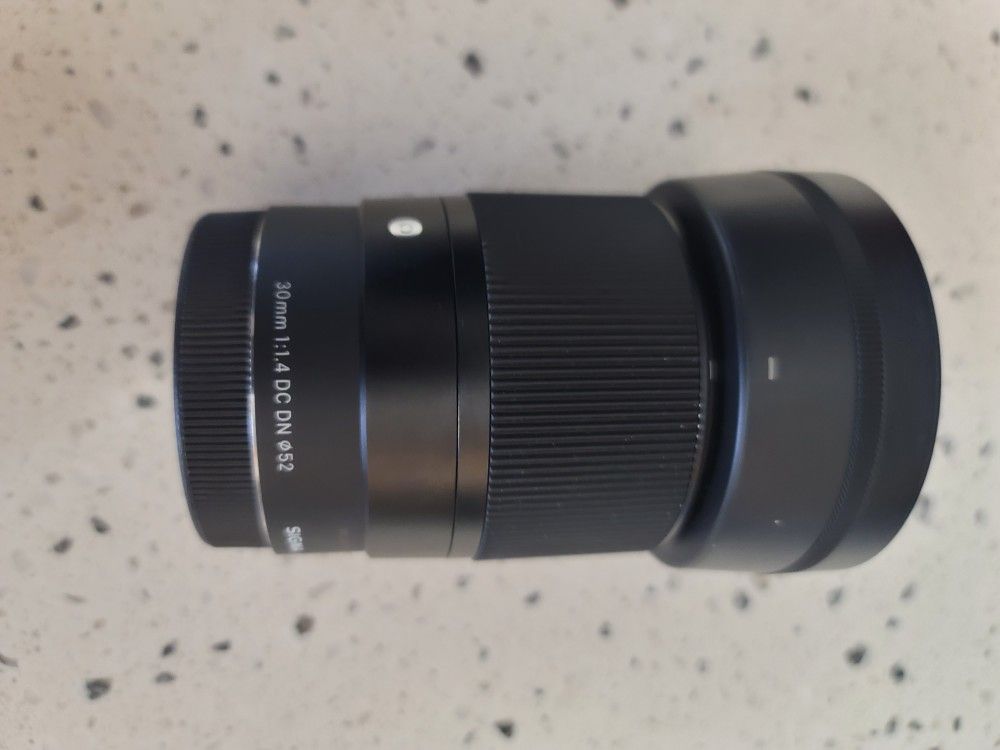 Sigma 30mm Lens 1.4 E Mount Lens
