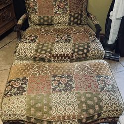Antique sofa with ottoman $175.00 CASH, TEXT FOR PRICES. 