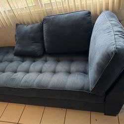 Blue End Sofa 