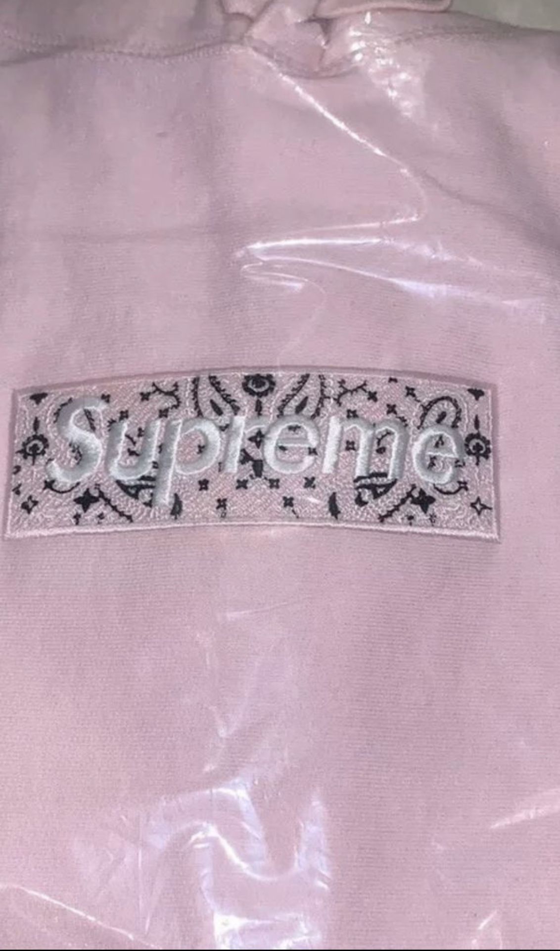 Supreme Bandana Box Logo Hoodie - Size Small