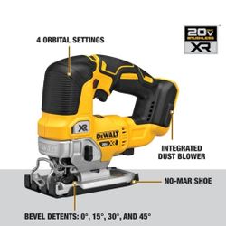 Dewalt 20v XR Jig Saw and 6-1/2 /PO/Pulg.(165MM) Brushless Circular Saw