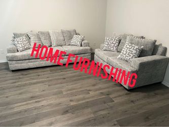 Furniture, living room fabric two piece