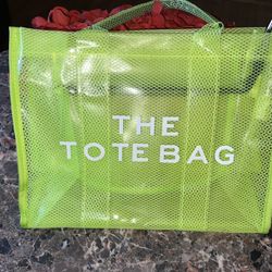 Ladies Womens awesome lime green The Tote Bag 