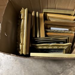 Gold Frames - 42 Total - Various Shapes And Sizes