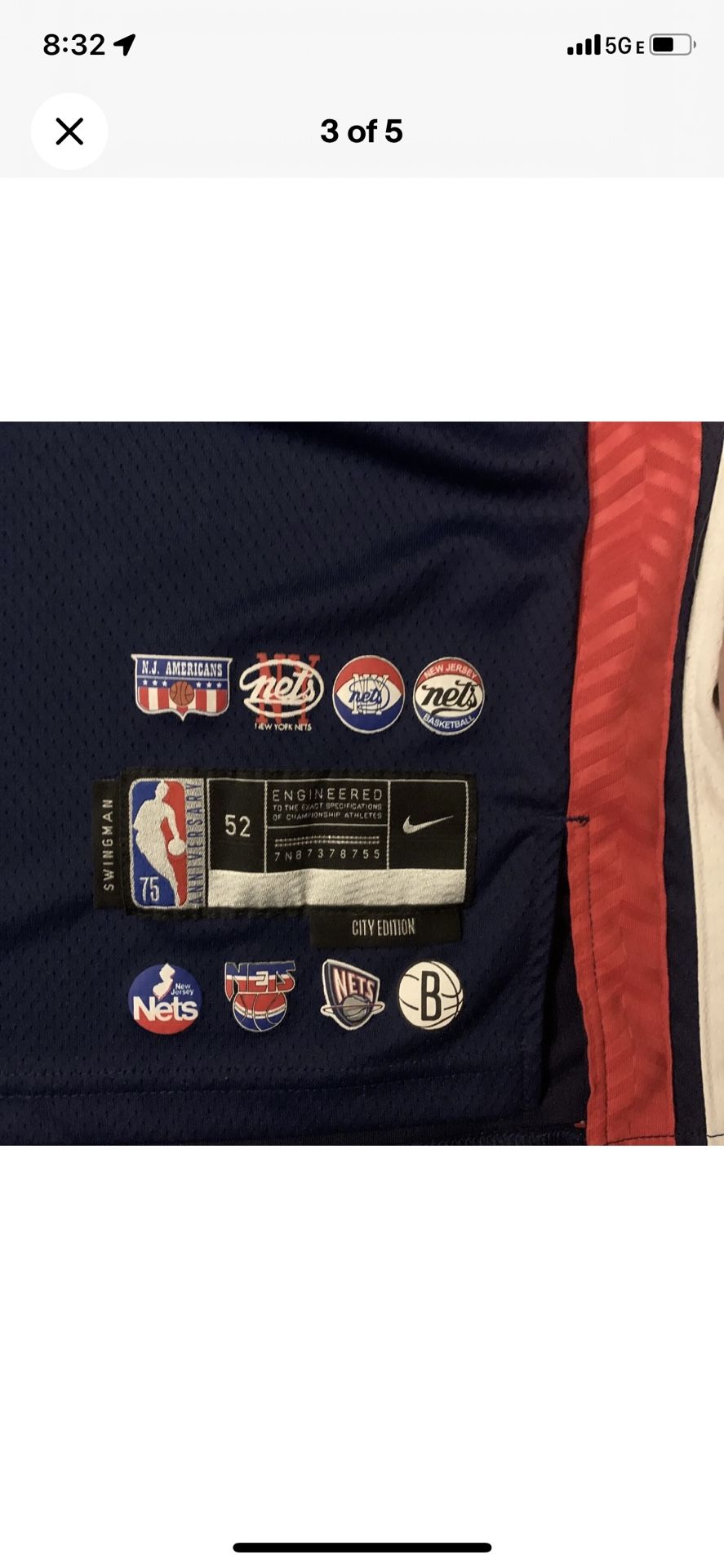NBA Brooklyn Nets Statement Edition Kevin Durant Jersey Men's L 48 2022  Jordan Nike for Sale in Brooklyn, NY - OfferUp