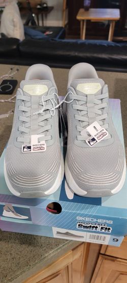 Skechers Women's Swift Fit Sneaker Shoes (Size 9) gray 179313S