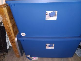 Sterilite 2 storage containers with wheels brand new