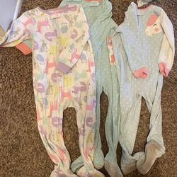 Carters Footed Pajamas 3t