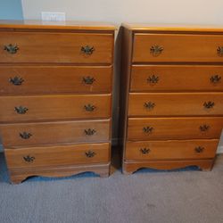 Pair Of Identical Dressers, Chest Of Drawers