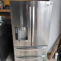 L.G Stainless Steel Refrigerator 