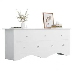 Creaser 52 in. White MDF Dresser for Bedroom, Wide Chest of Drawers with 5-Wood Dresser Drawers $99 Warehouse Address: 2745 Boone st  Columbia sc 2920