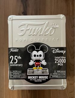 The Pop! Classics Mickey Mouse Funko 25th Annoversary