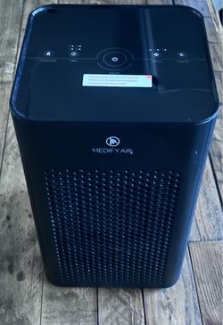 Black Medify MA-25 Air Purifier with True HEPA H13 Filter | 825 ft Coverage in 1hr for Allergens,