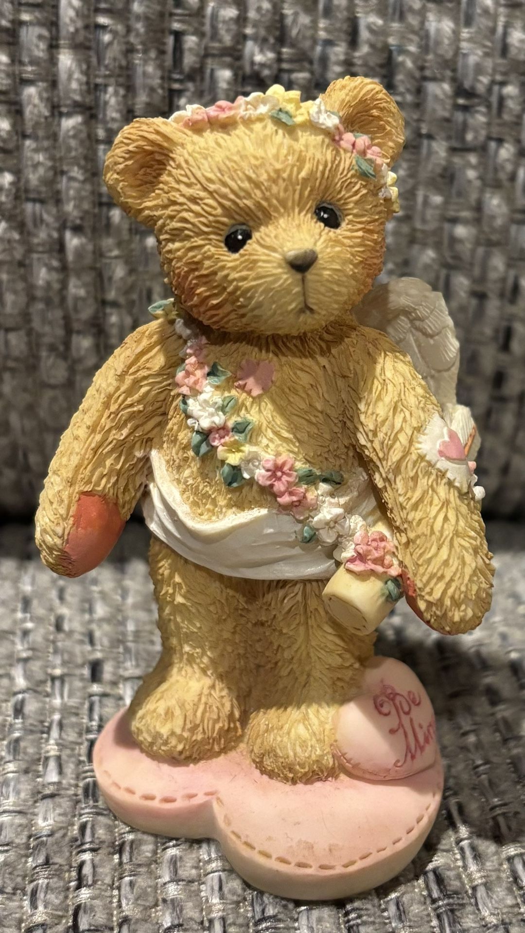Cherished Teddies “Be Mine” Girl Standing With Bow & Arrow Figurine #103640