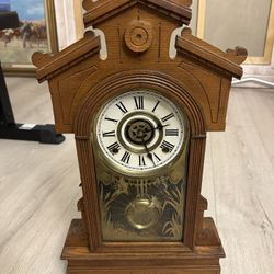 Antique W.M. Gilbert Clock Co. Mantel/Shelf/Desk Clock