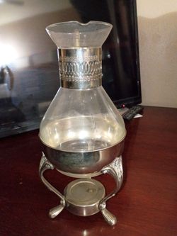 Vintage silver plate coffee pot