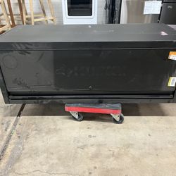 Modular Tool Storage 55 in. W x 24 in. D Heavy Duty Matte Black Top Tool Chest