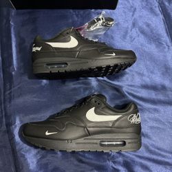 Supreme x Nike Air Max 1 ‘87 SP ‘Black White’ US Mens 10