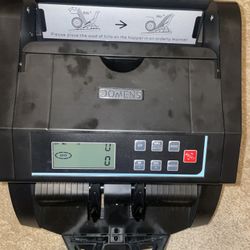 Fully Automatic Money Counter domens With Lcd Display Black