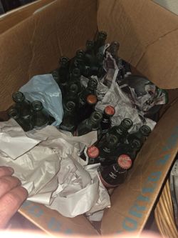 Big Collection of vintage Coca cola bottles and dishes