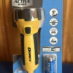 NEW Dorcy Active Series Waterproof & Floats LED Flashlight 