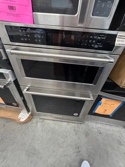 KitchenAid Stainless Steel Microwave Wall Oven Combo