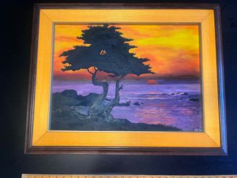 Original vintage oil painting
