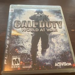 Call Of Duty World At War PS3 
