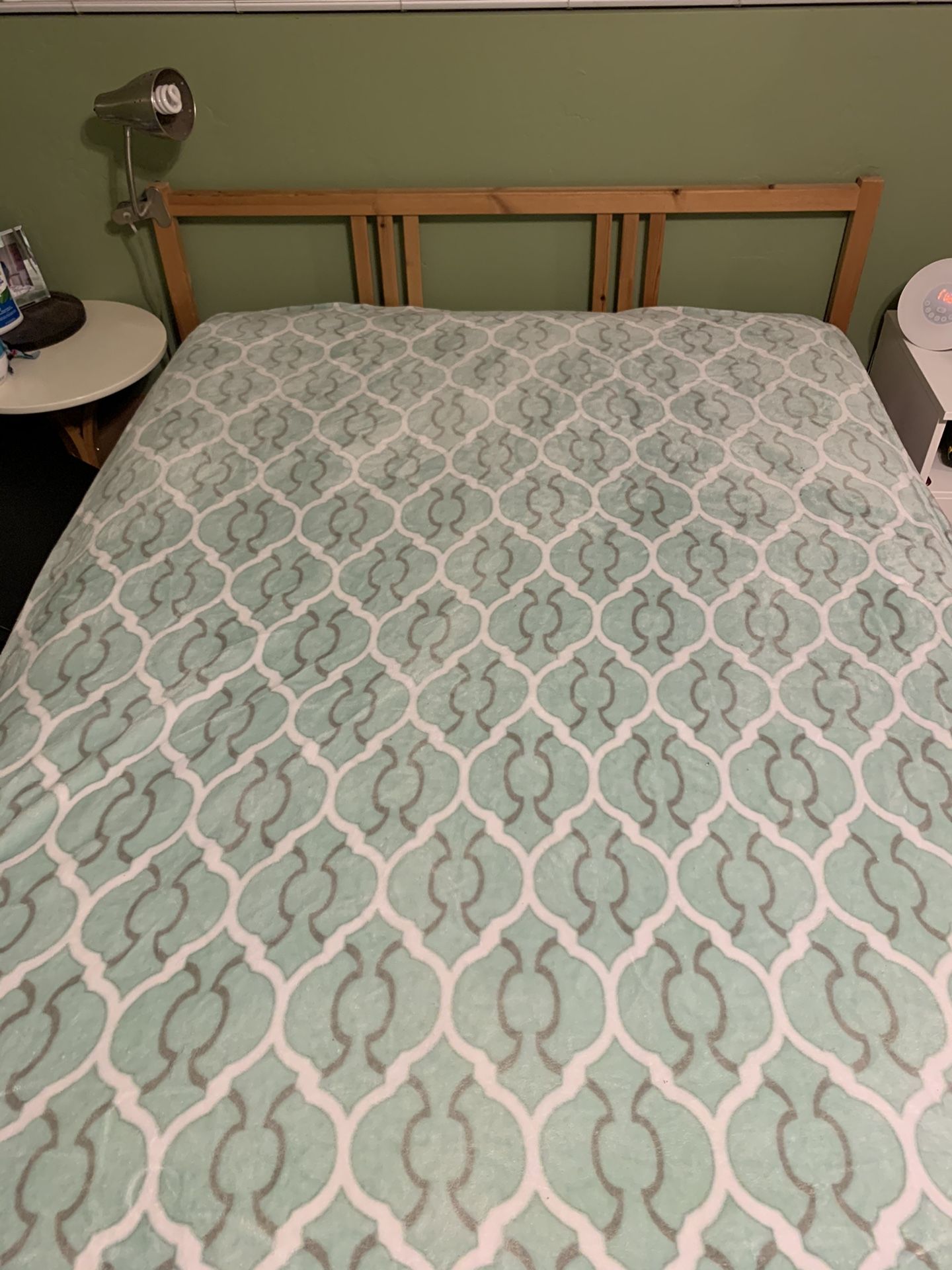 IKEA full sized bed frame + mattress