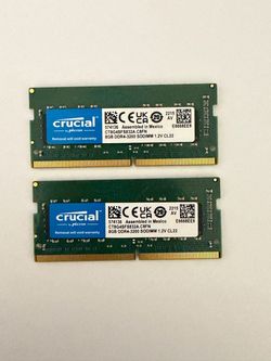 Crucial 8GBx2 DDR4-3200 Sodimm