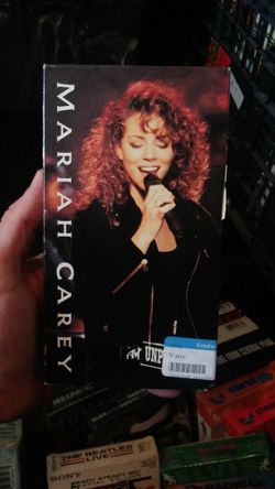 Mariah Carey Mtv unplugged +3 music videos vhs!