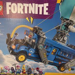 LEGO Fortnite Battle Bus Building Toy - Collectible Fortnite Toy for Kids, Boys & Girls, Ages 10+ - Pretend Play Set with 9 Minifigures from Video Gam
