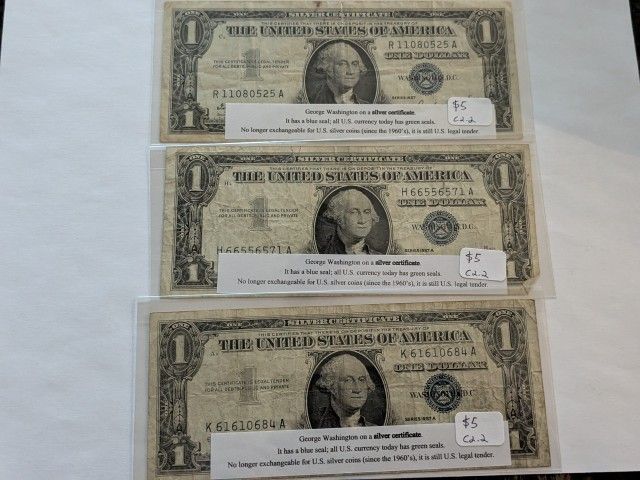 Medium Grade Silver Certificates