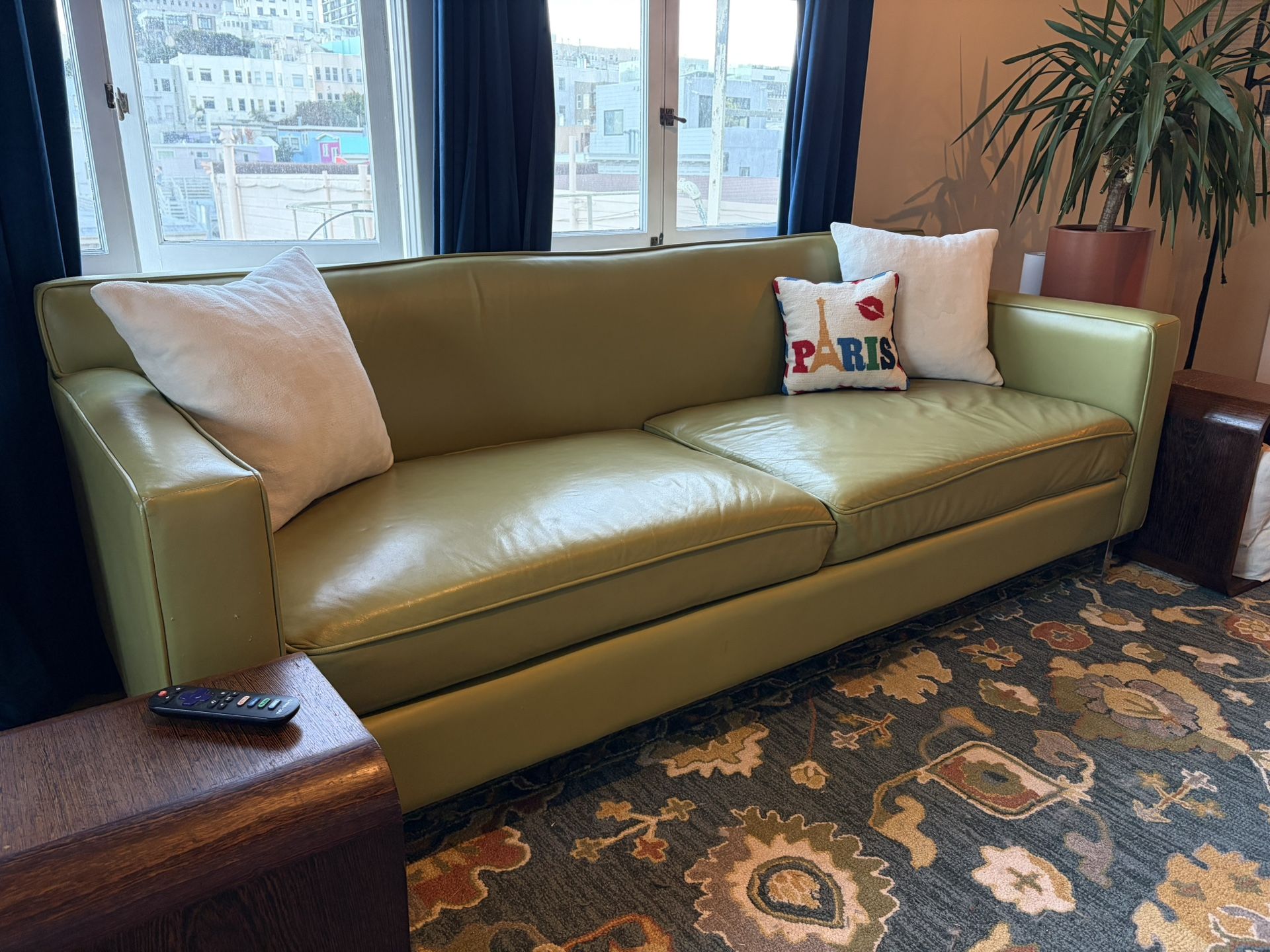 Vegan Leather Couch