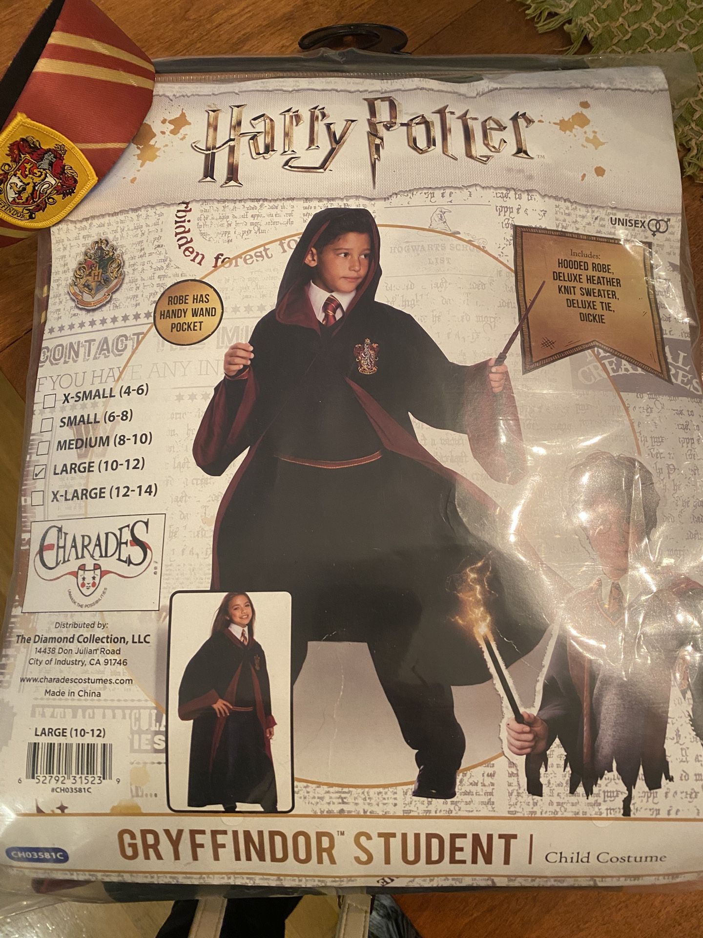 Harry Potter Student Costume (size L/10-12)