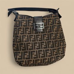 Fendi Zucca FF Brown  Canvas Bag