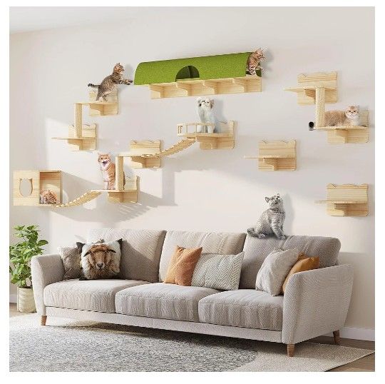 Mounted Cat Condo/ Cat Tree