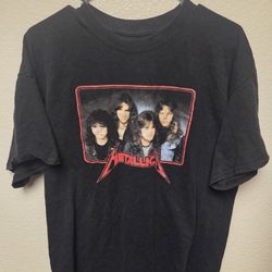 Metallica Vintage Photo T-Shirt Size XL